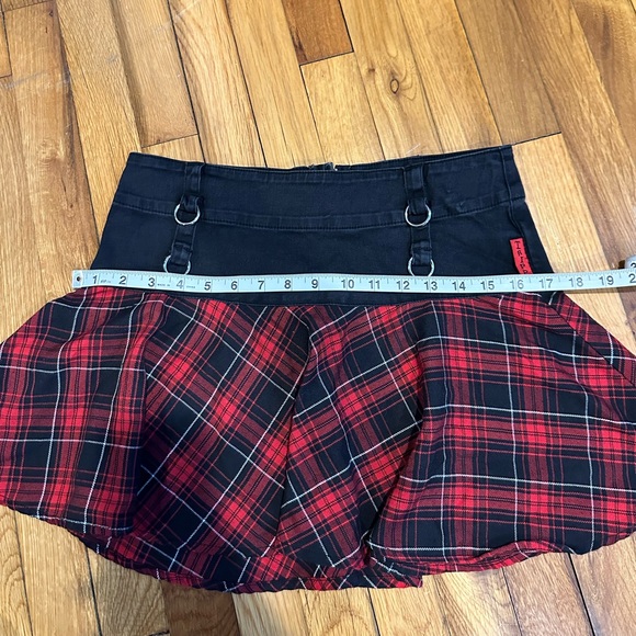 Vintage Tripp NYC Black and Red Plaid Mini Skirt - Picture 6 of 6